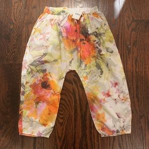 NWT- Crewcuts Watercolor Print Harem Pants